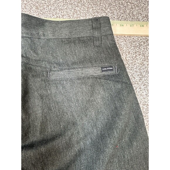 Volcom Corpo Class Pants Mens 29 Grey Straight Chino Skater NWT VMONTY - Picture 7 of 10
